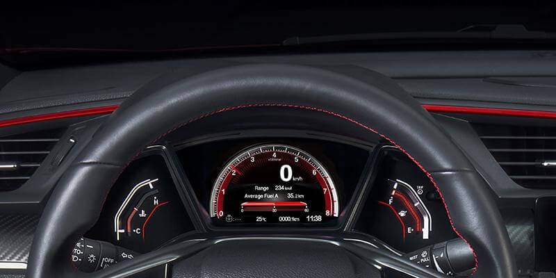 Honda Civic SI 2021 painel frontal