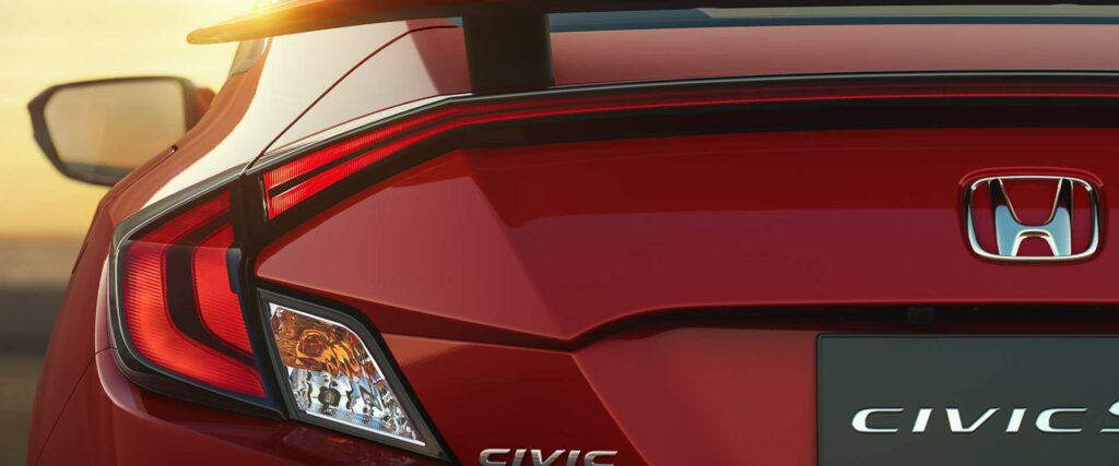 Honda civic SI 2021 lanterna traseira