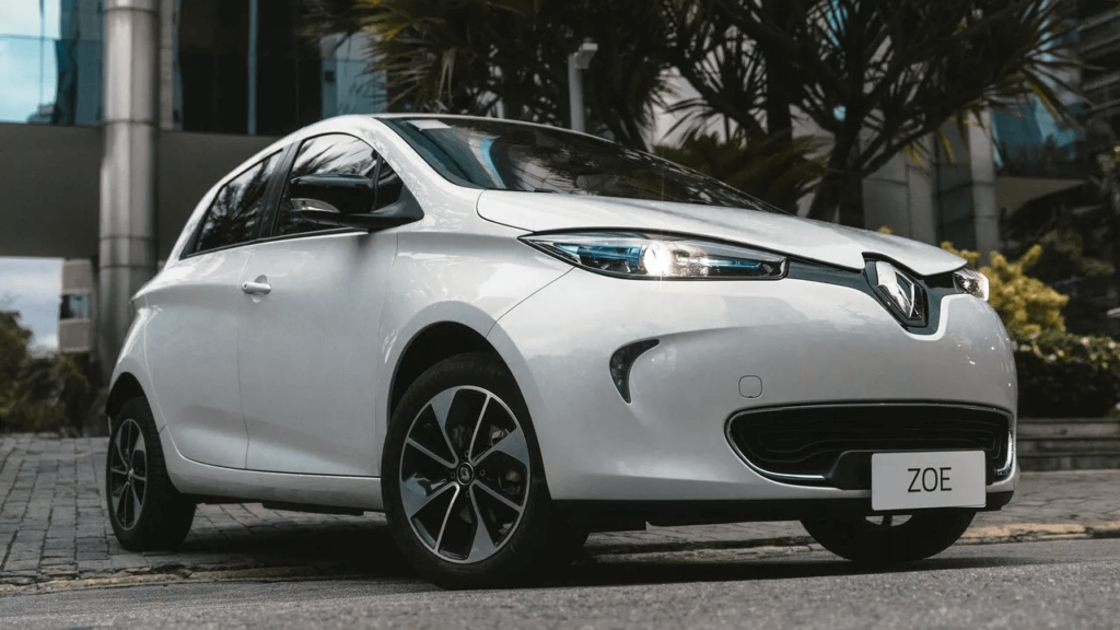 Renault Zoe 2021 frente lado direito