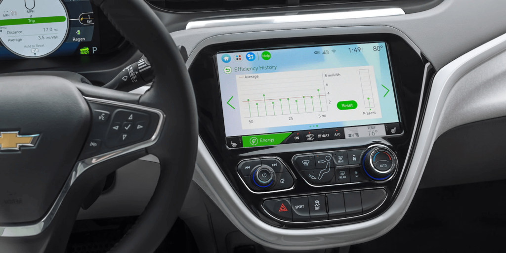chevrolet bolt 2021 central multimedia