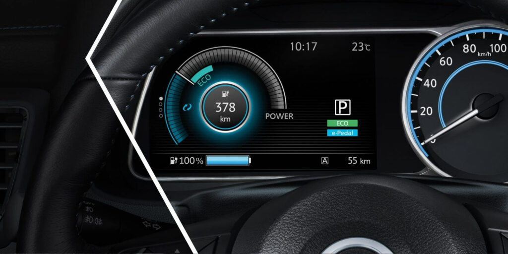 Nissan Leaf 2021 painel de instrumentos