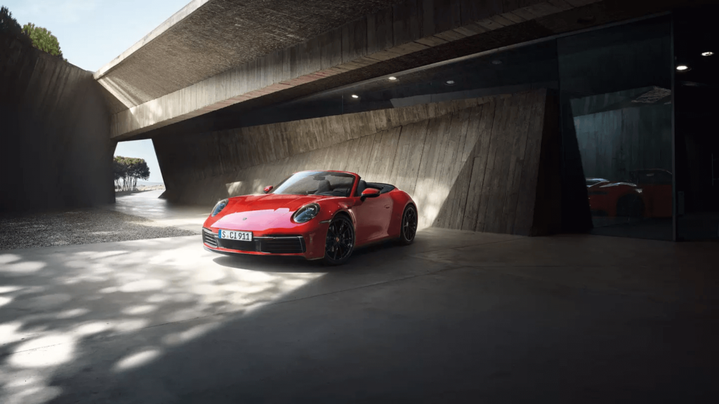 Porshe 911 2021 frente conversivel