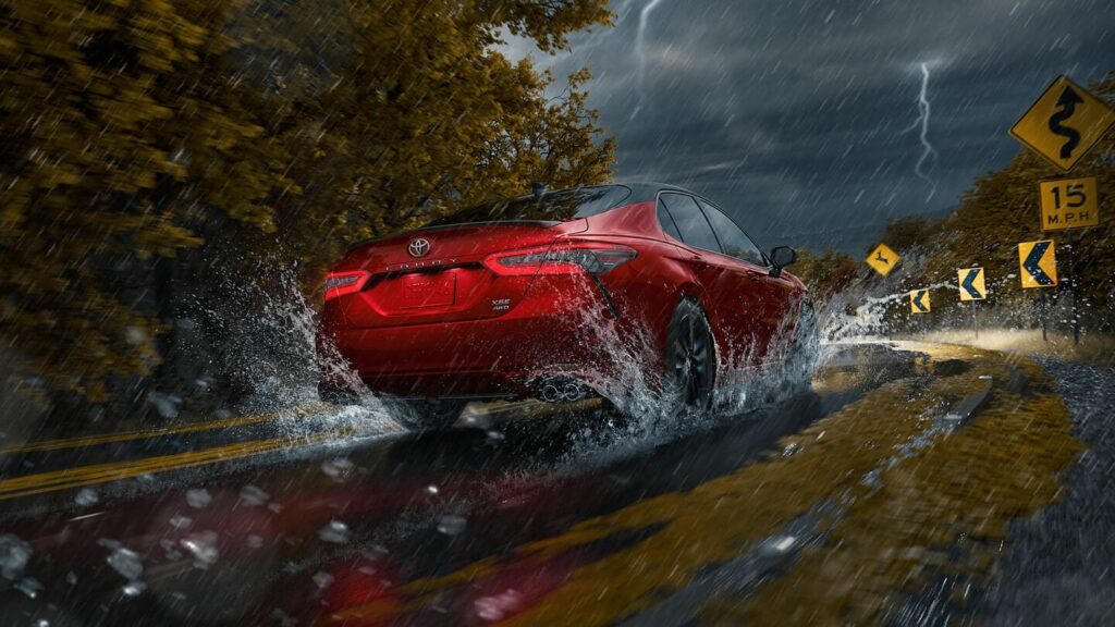 Toyota Camry 2021 chuva