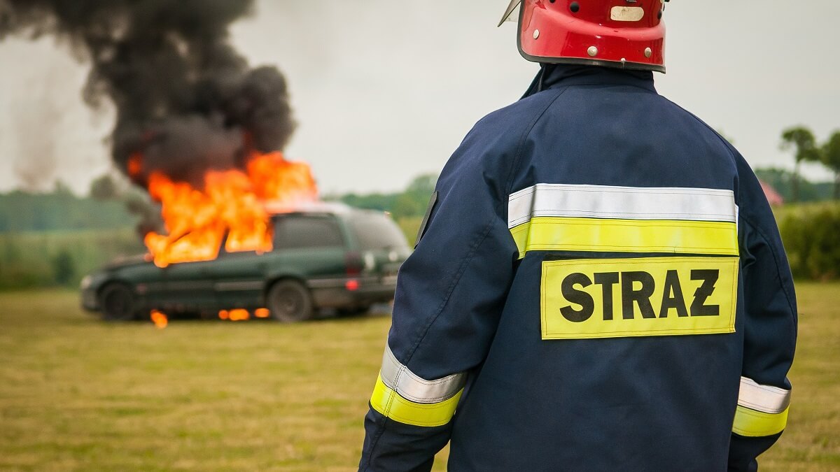 O que fazer se o carro pegar fogo