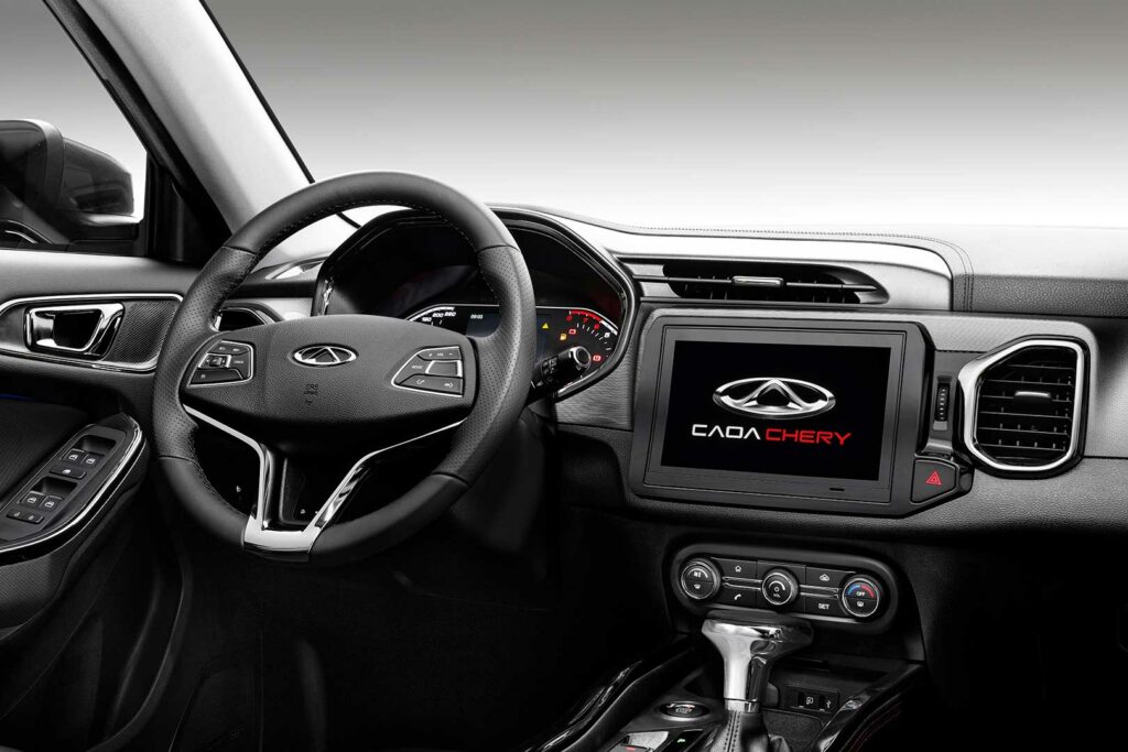 Caoa Chery Tiggo 5X 2022 painel funcional