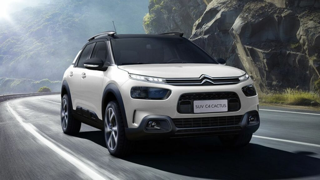 Citroen C4 Cactus 2022 linhas dianteiras