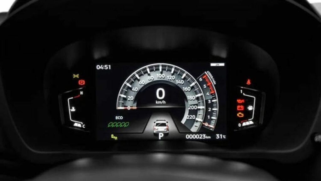 Mitsubishi Pajero 2022 painel de instrumentos