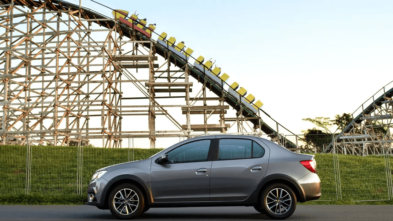 Renault Logan 2022 lateral e rodas