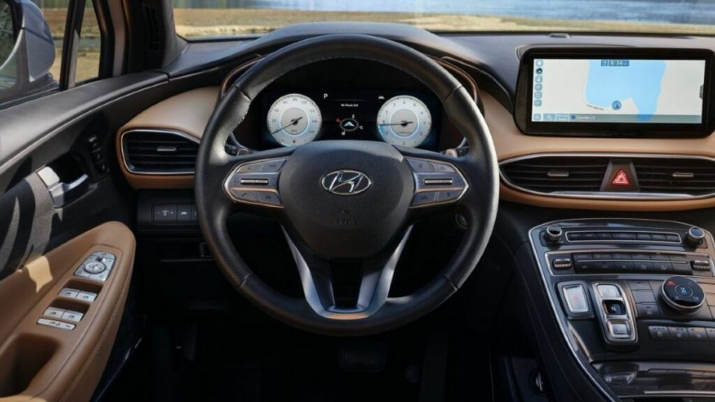 Hyundai Santa Fé 2022 painel