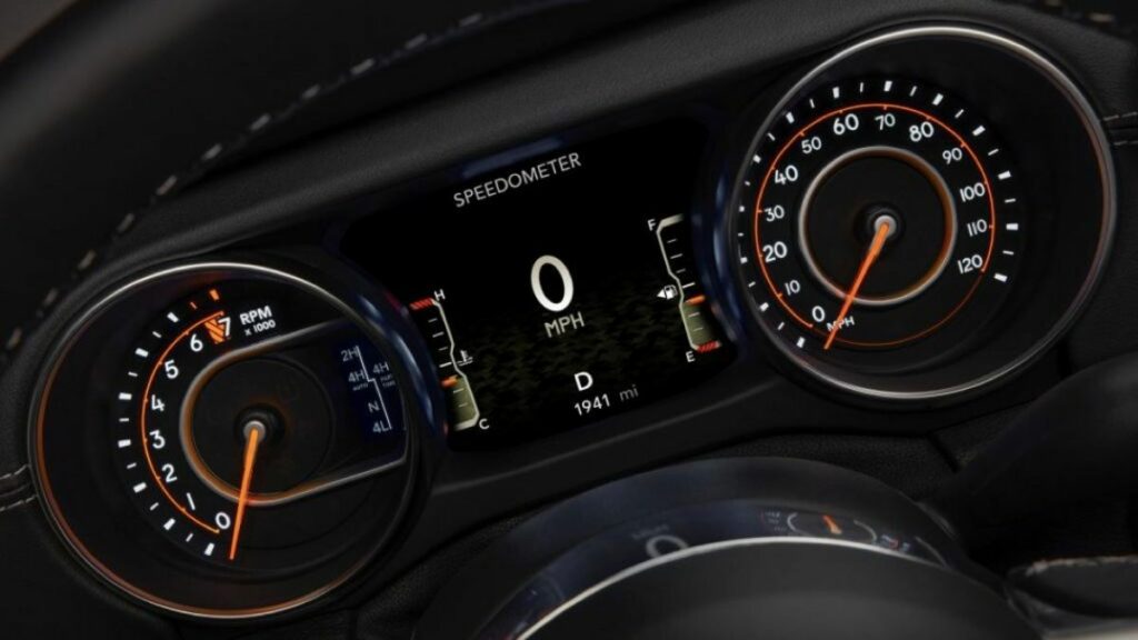 Jeep wrangler 2022 painel
