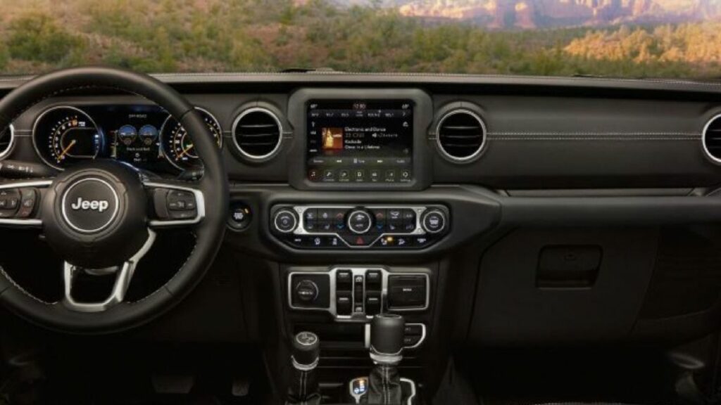 Jeep wrangler 2022 visão motorista