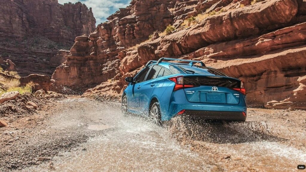 Traseira do novo Toyota Prius 2022