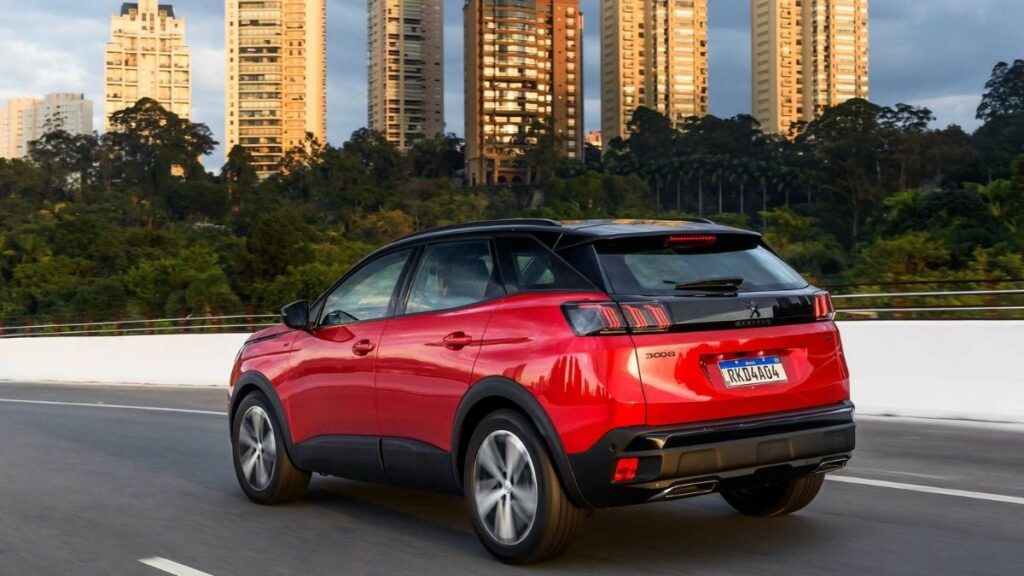 Traseira do novo 3008 modelo 2022