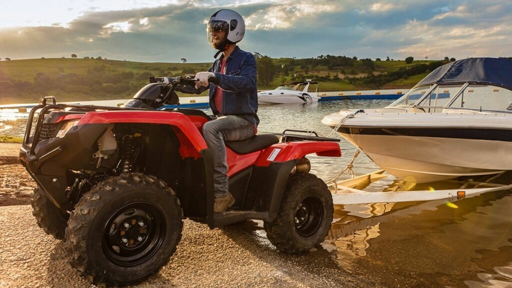 Honda TRX 420 Fourtrax 2022 lateral esquerda
