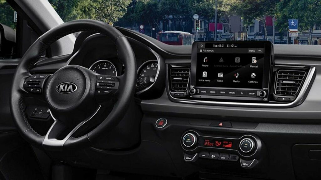 Kia Rio 2022 interior