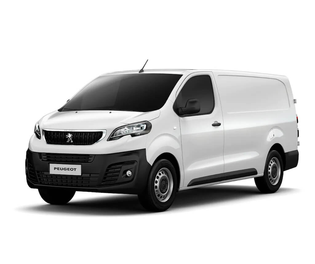 Peugeot Expert 2022 brando no studio fotográfico