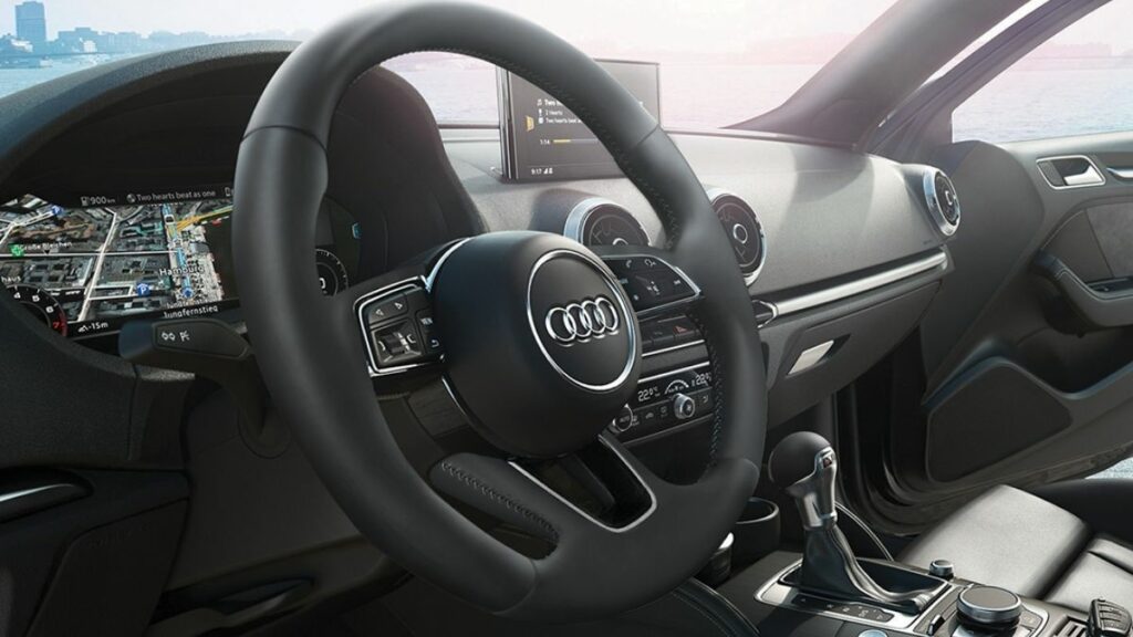 Interior de luxo do Audi A3 2022