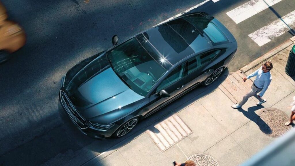 Audi A7 2022 visão superior
