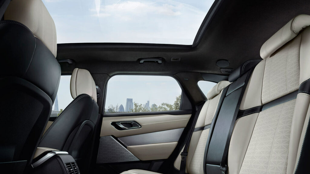Bancos de couro do Land Rover Range Rover Velar 2022