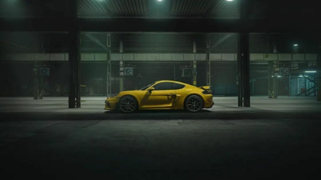 Porsche 718 Cayman GT4 2022 lateral