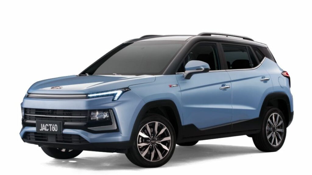 Jac T60 2022 Azul com teto preto