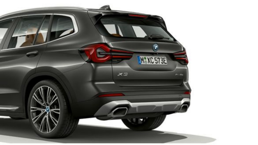 traseira do BMW X3 2022