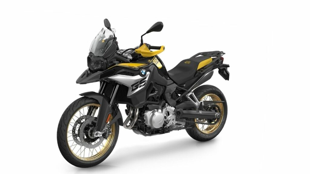 BMW F 850 GS 2022 amarela e preta