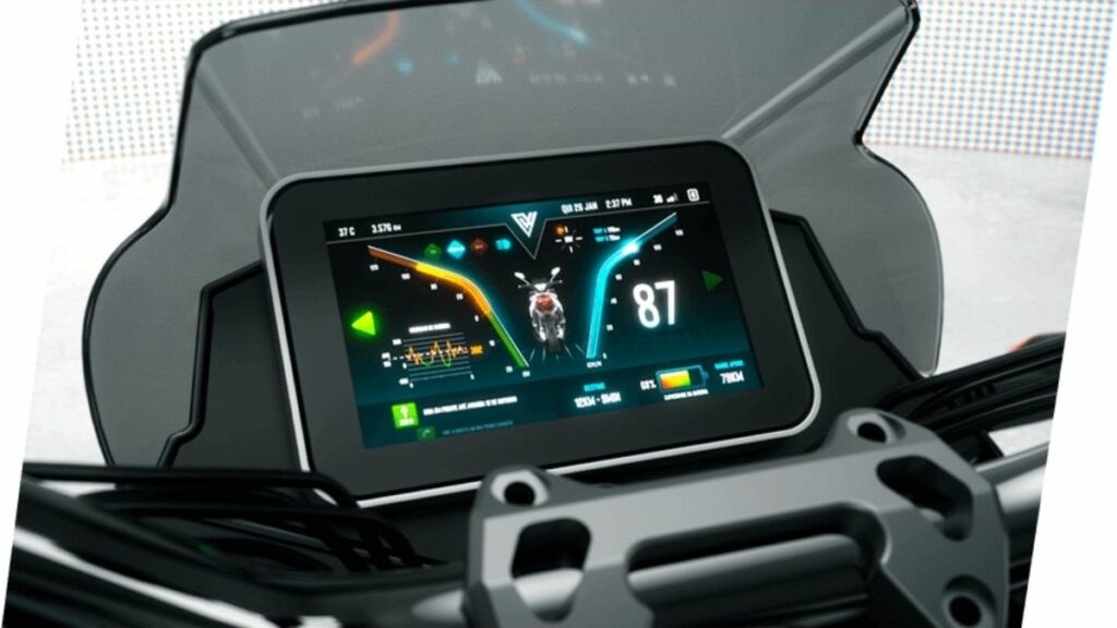 Voltz EVS 2022 painel digital com várias informações
