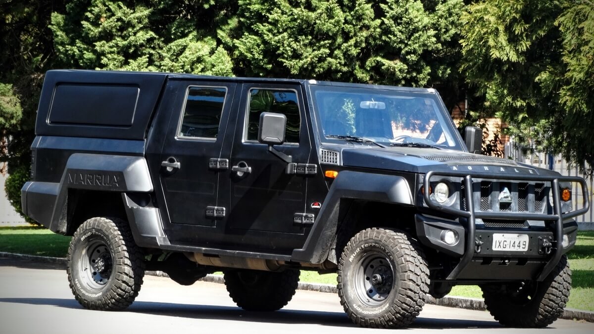 Agrale Marruá 2022 na cor preta