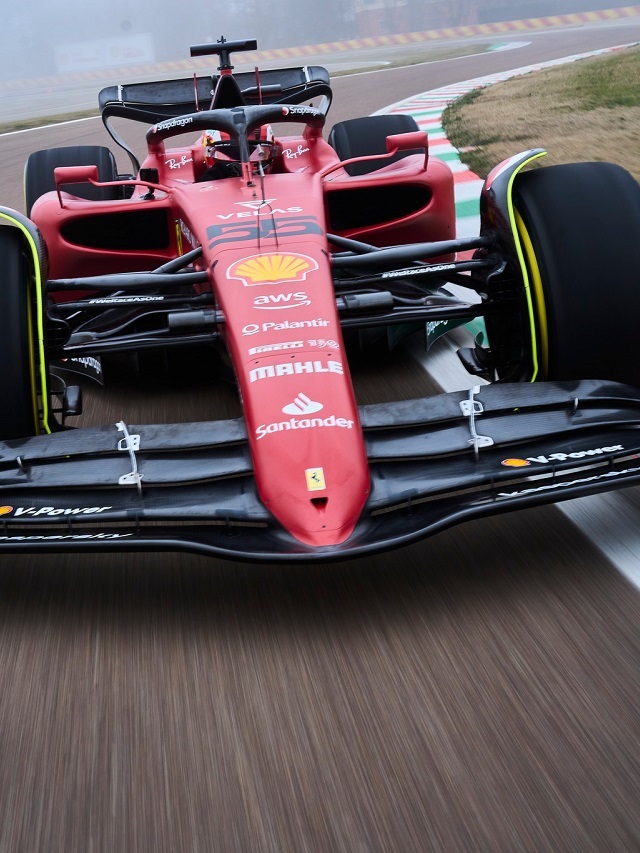 Nova Ferrari F1-75 da Fórmula 1 2022