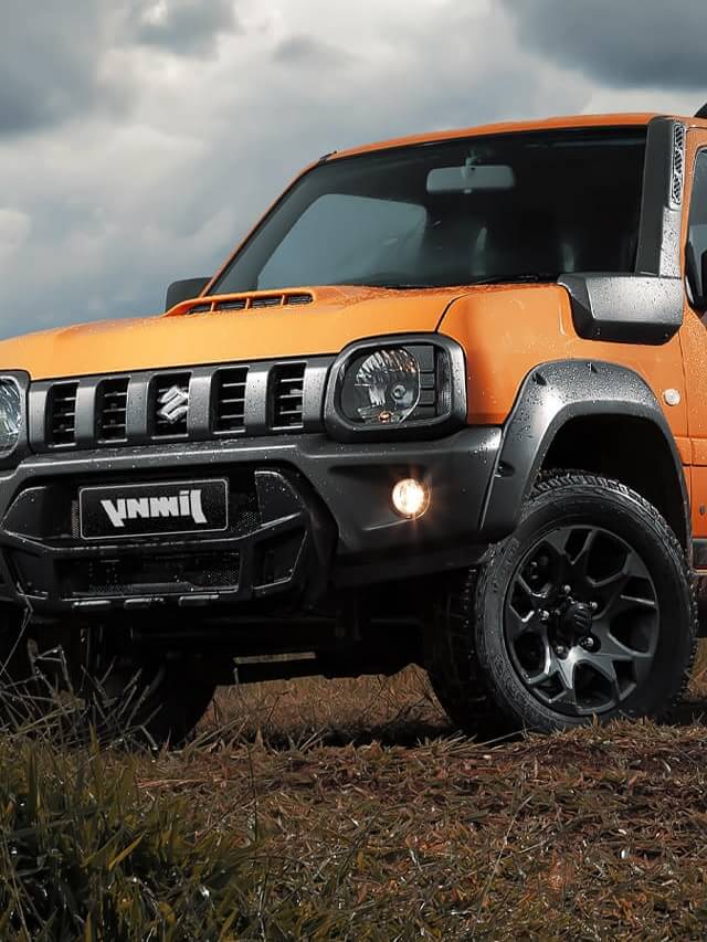 Novo Suzuki Jimny 2022 na cor laranja