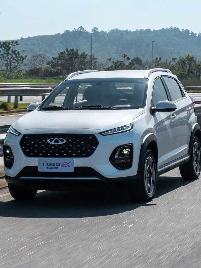 Novo Caoa Chery Tiggo 3X 2022, na cor branca