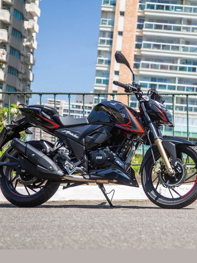 Lateral da nova moto da Dafra, na cor preta