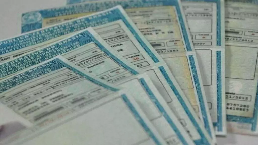 Documentos que foram feitos pelo Detran