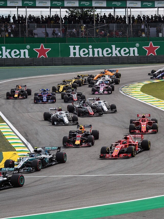 Carros de corrida da Fórmula 1 2022