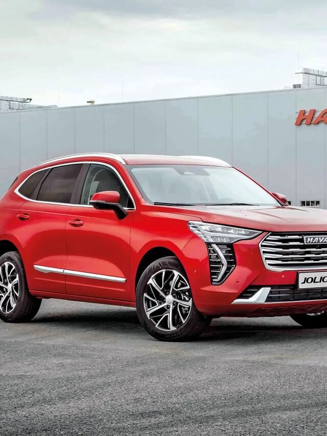 Novos carros da GWM no Brasil, carro na cor vermelha