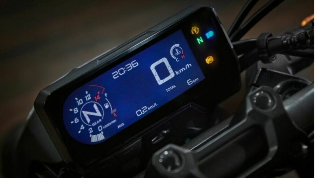 Honda CB 650R 2022 painel