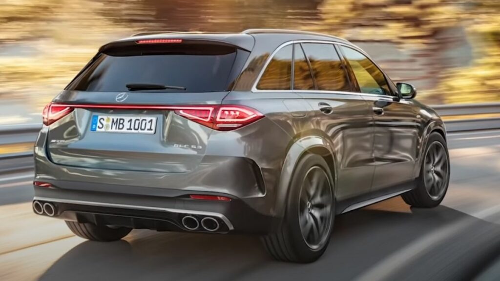 Traseira do GLC 53 AMG 2022