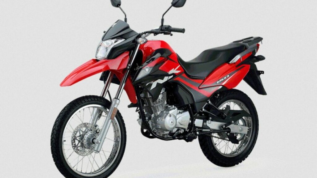 Haojue NK 150 2022 de frente