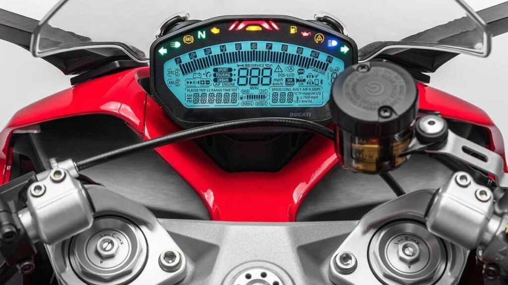 Painel digital Super Sport S 937cc 2022