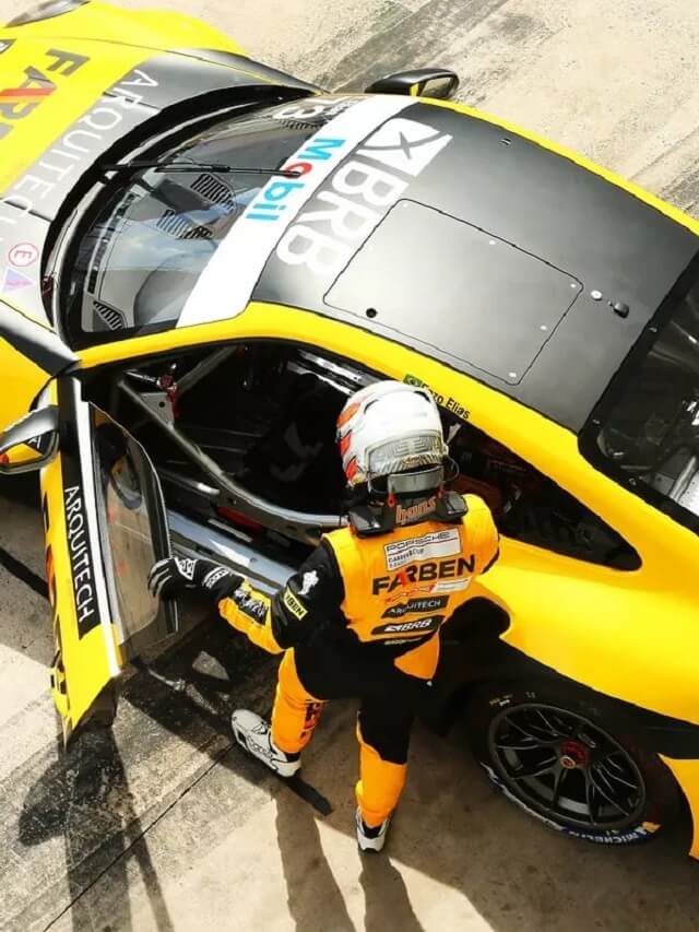 Piloto de corrida da Porsche Carrera Cup Brasil