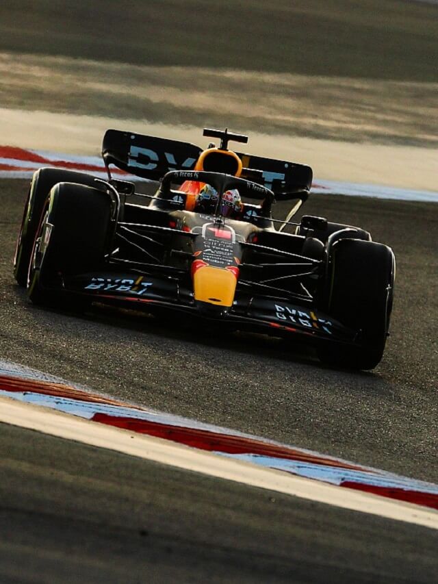 Dianteira de carro de corrida da Red Bull Racing F1 2022