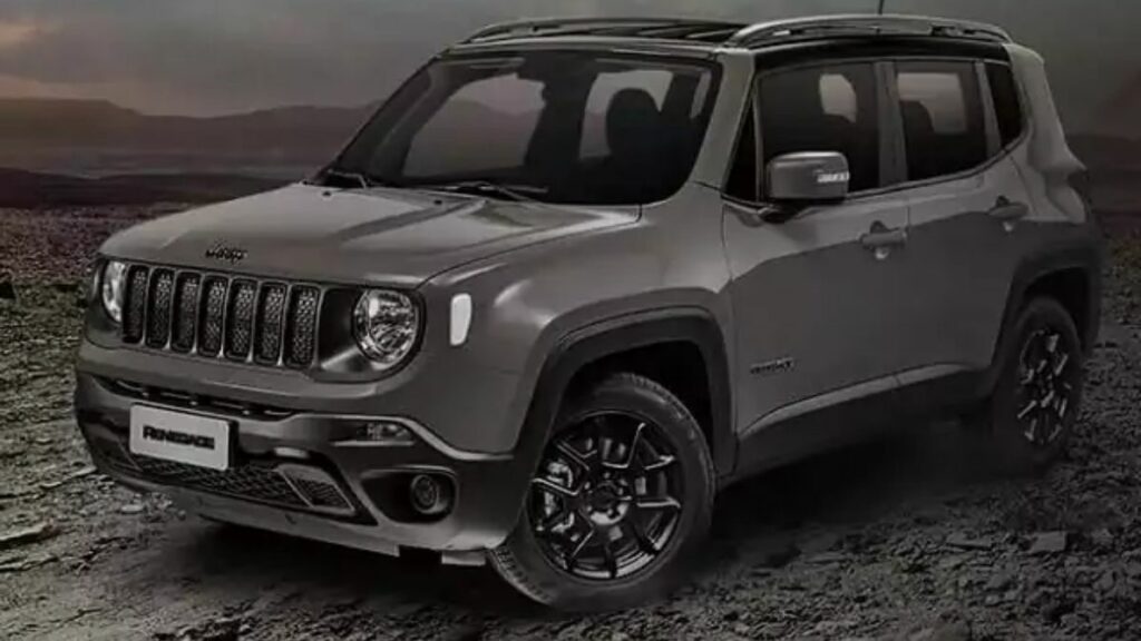 Renegade cinza escuro.