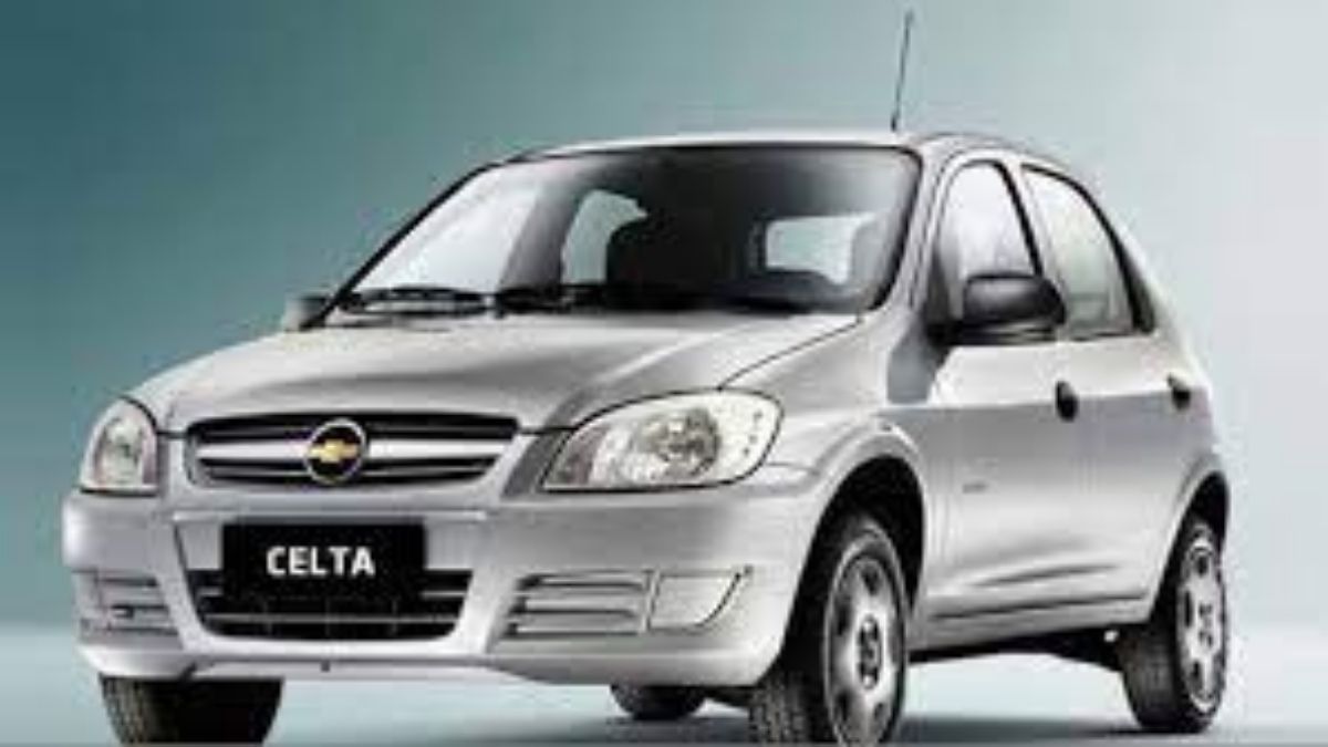 Dianteira do Chevrolet Celta