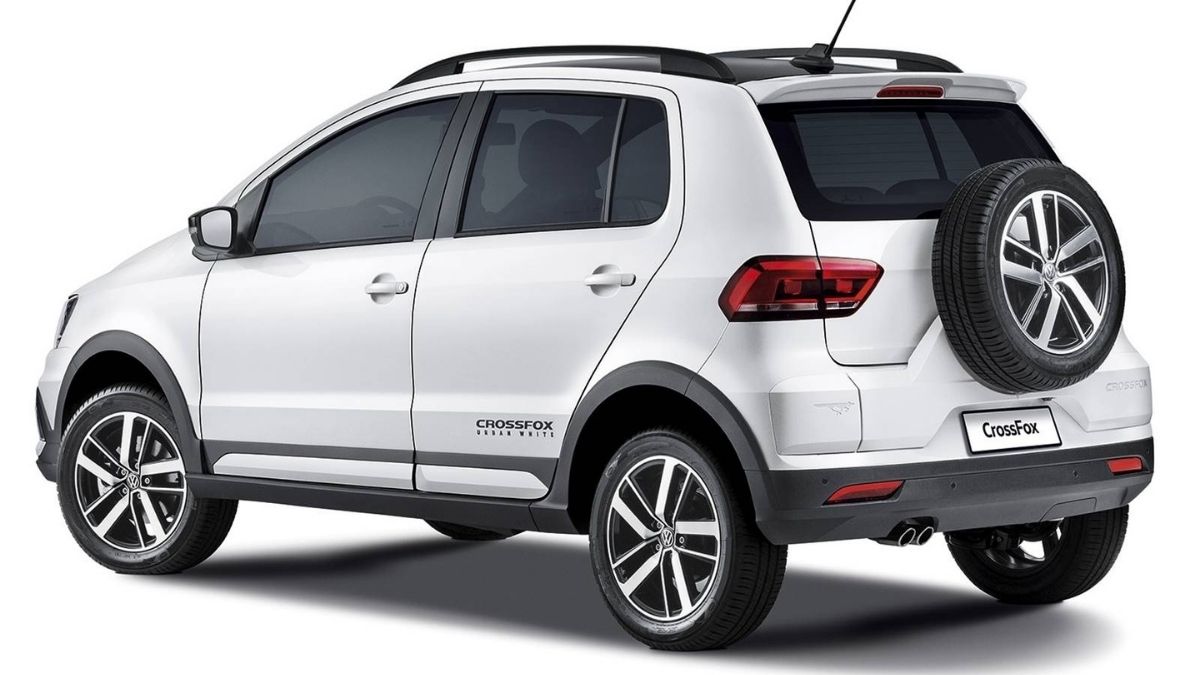 Traseira do CrossFox 2022 branco