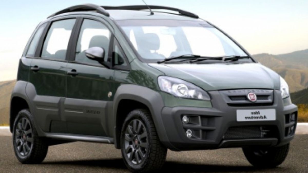 Exterior do Fiat Idea Adventure