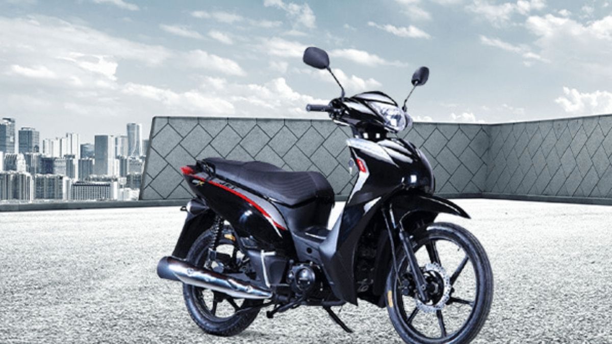 Foto de uma das motos da Shineray a JET 125