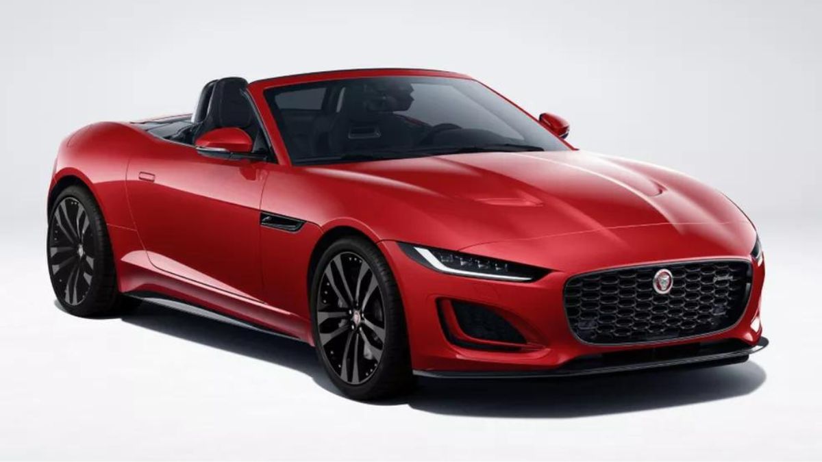 Jaguar F-Type 2022 vermelho