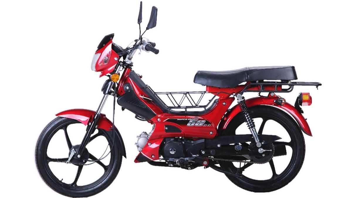 Lateral de Super Smart 50 2022 vermelha