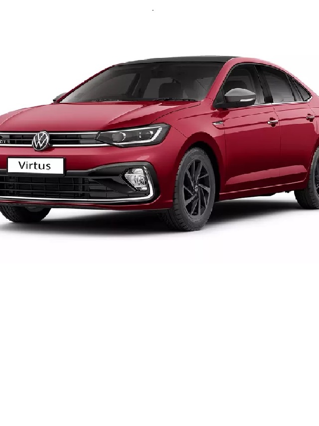 Lateral frontal Virtus 2023 vermelho, com partes pretas, parado em um fundo branco.